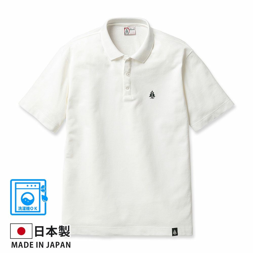 コムデギャルソン メンズ 半袖 ポロシャツ 綿 ホワイト 白 L 日本製 COMME des GARCONS HOMME - コムデギャルソンオム26SS 綿ブロードS/S